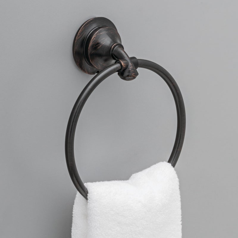 Delta Faucet 79446-RB Linden Towel Ring, Venetian Bronze - Image 2